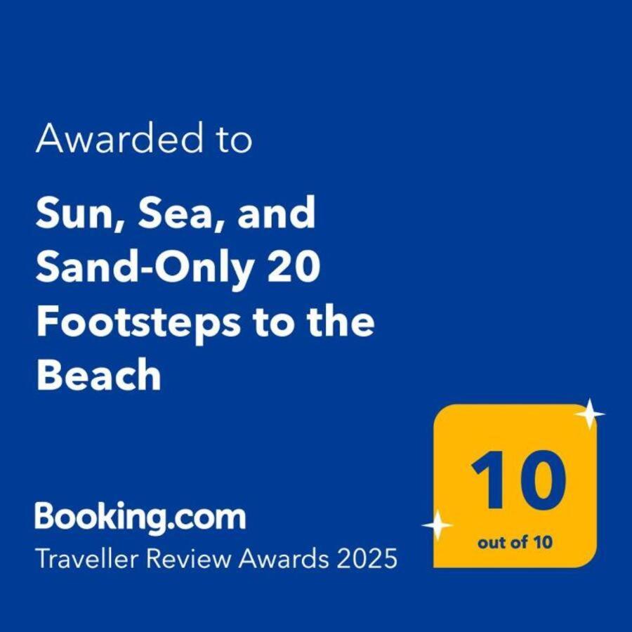 Sun, Sea, And Sand-Only 20 Footsteps To The Beach Corinth Exteriér fotografie